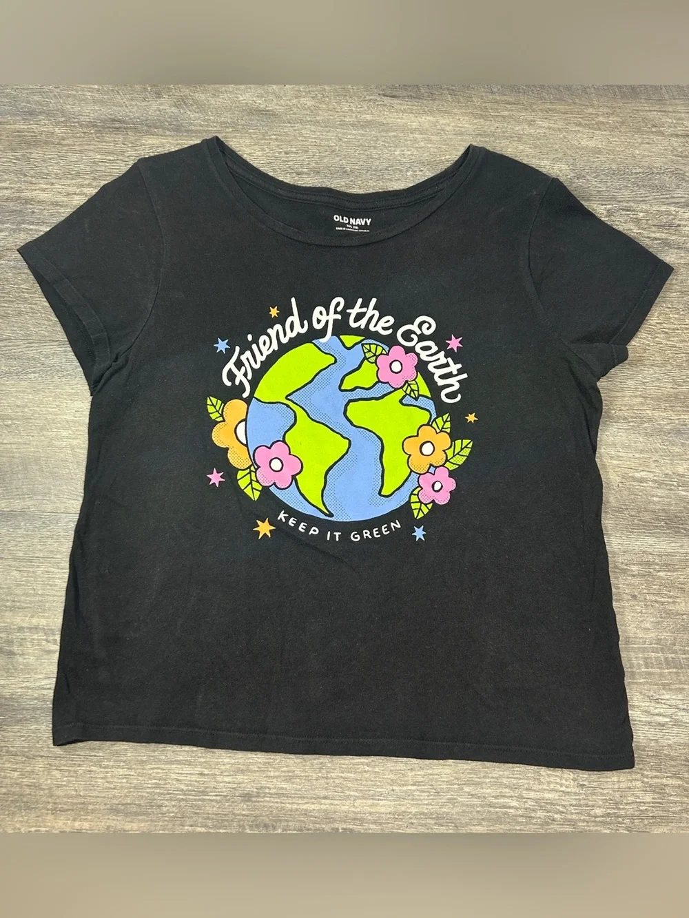 (0001) Girls: XXL 18 Old Navy 5pc Graphic Tees Bundle- B1